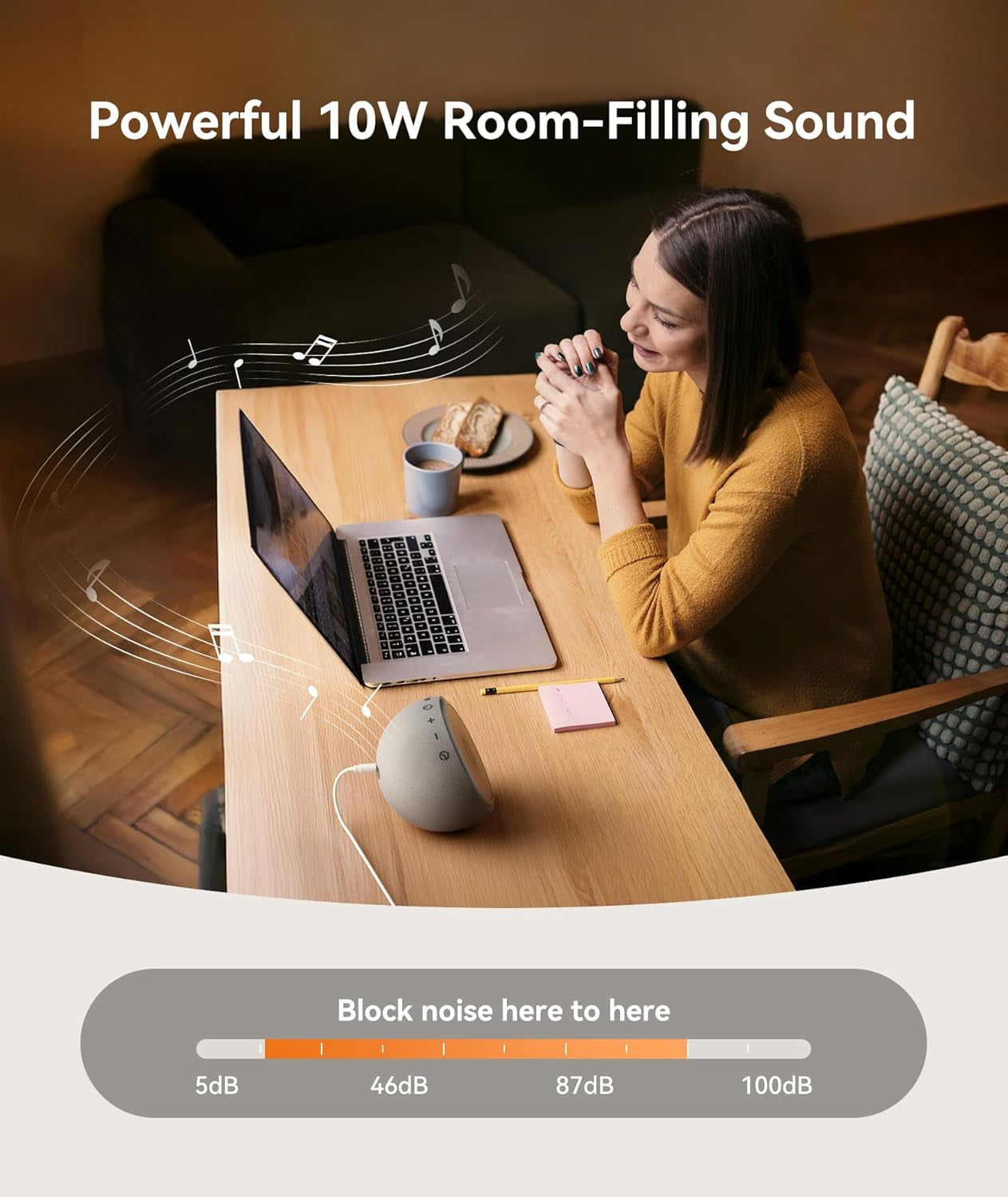 White Noise Machine for Adults & Office
