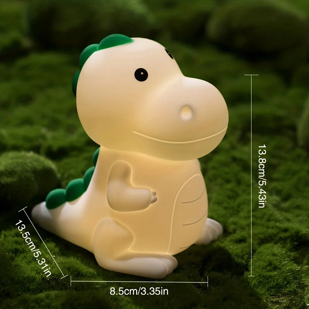 Valentine'S Day Axolotl Silicone Nursery Sleeping Lamp Touch Control Nightlights Gifts USB Rechargeable Table Lamp for Children