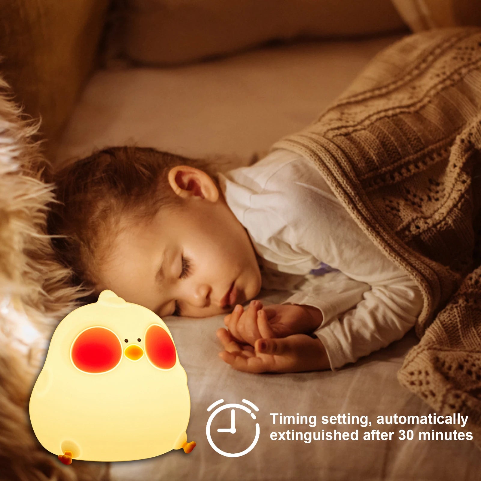Cute Chicken Night Light for Kids