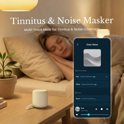 White Noise Machine & Alarm Clock with App Control