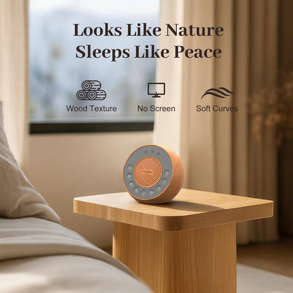 White Noise Machine — Wood Grain Design