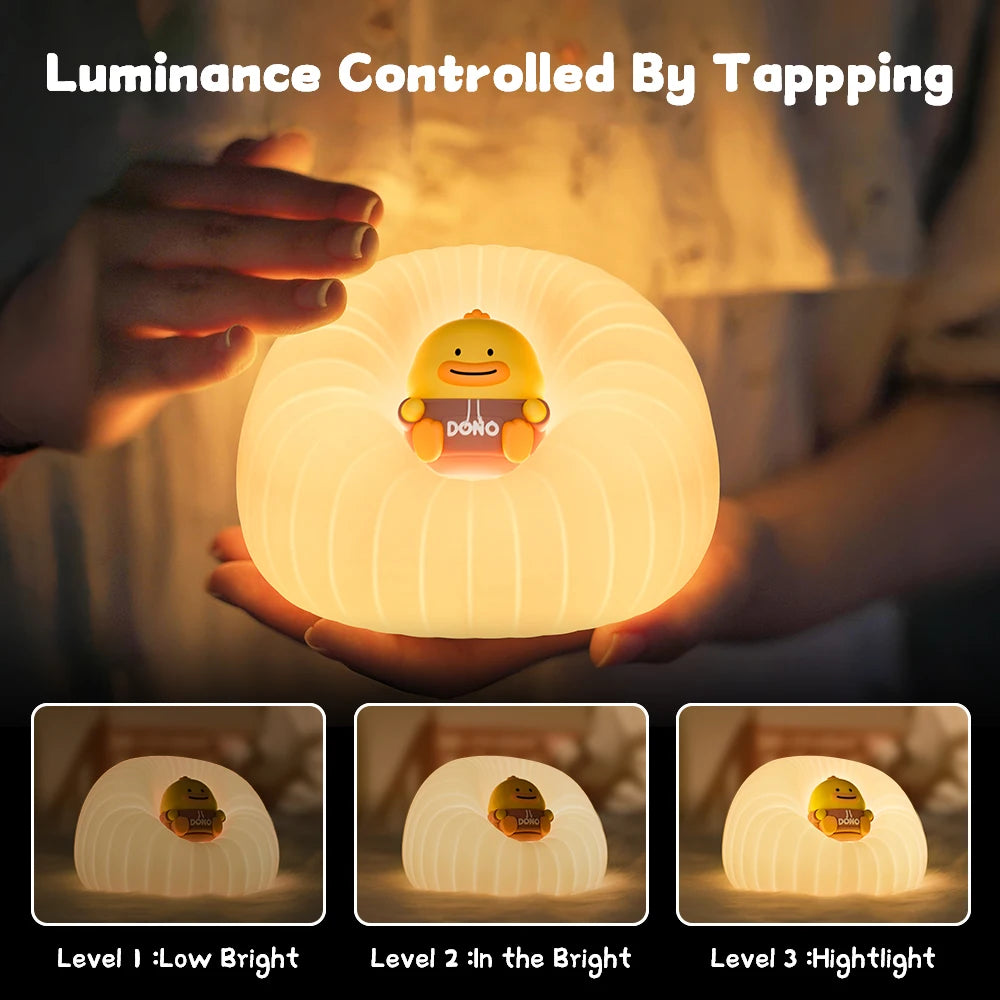 Kawaii Duck Night Light for Kids