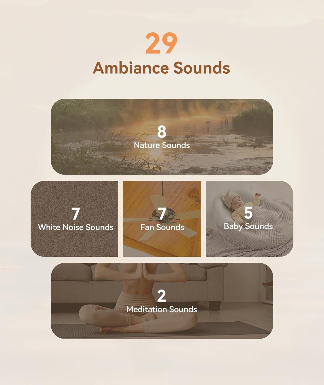 White Noise Machine for Adults & Office