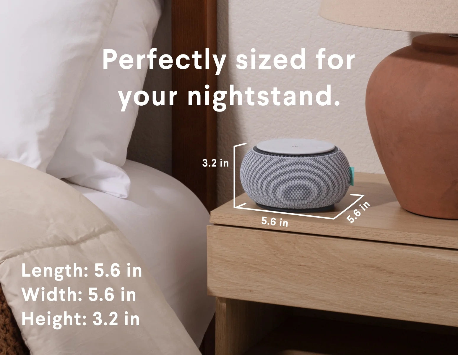 Snooz White Noise Machine with App Control