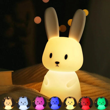 Cute Rabbit Night Light for Kids