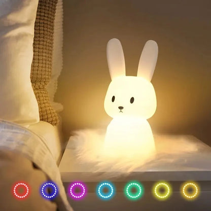 Cute Rabbit Night Light for Kids