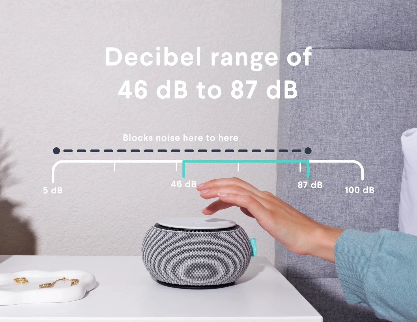 Snooz White Noise Machine with App Control