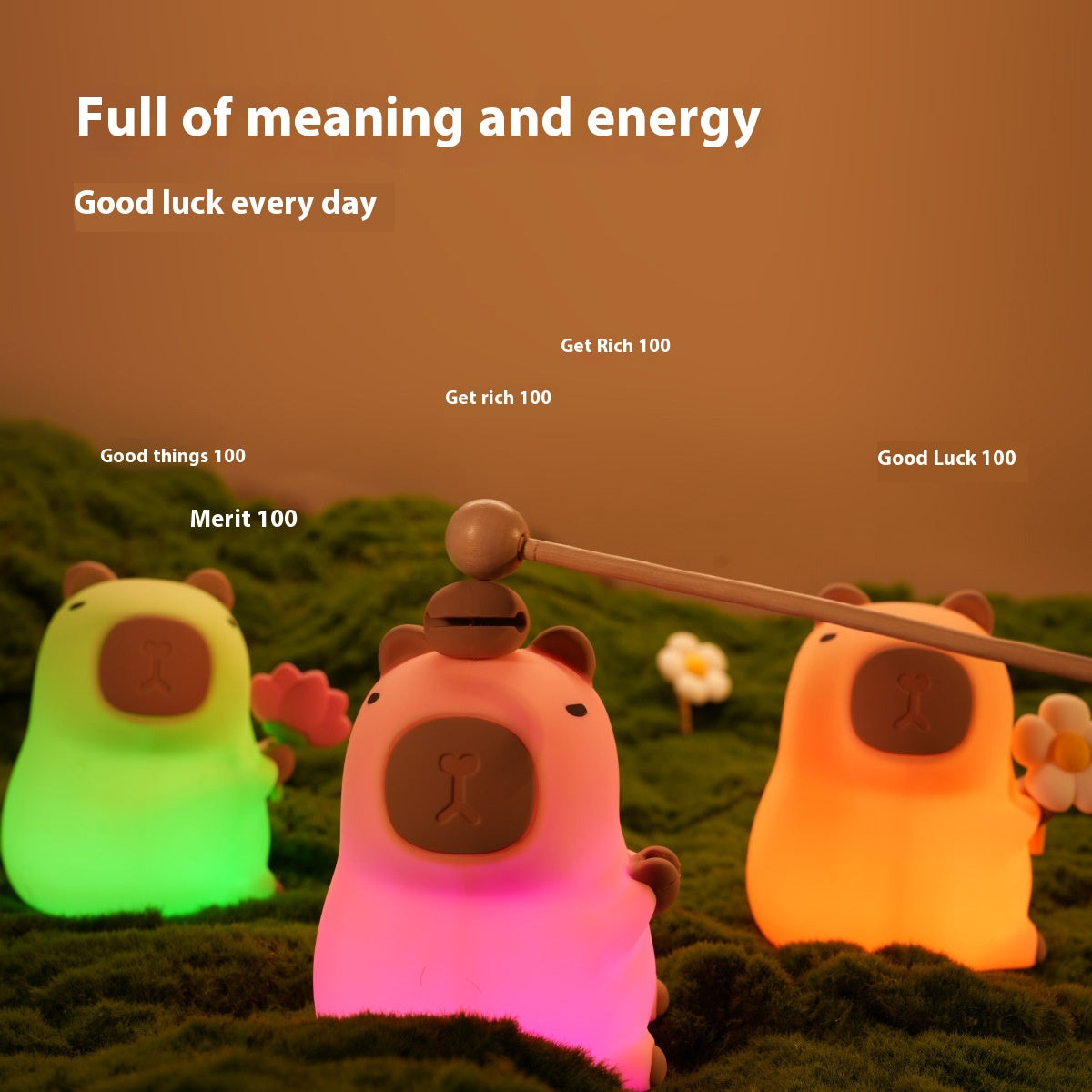 Cute Capybara Night Light