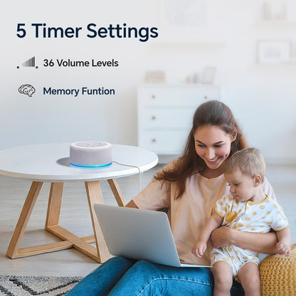 Baby Sleep Sound Machine with Night Light