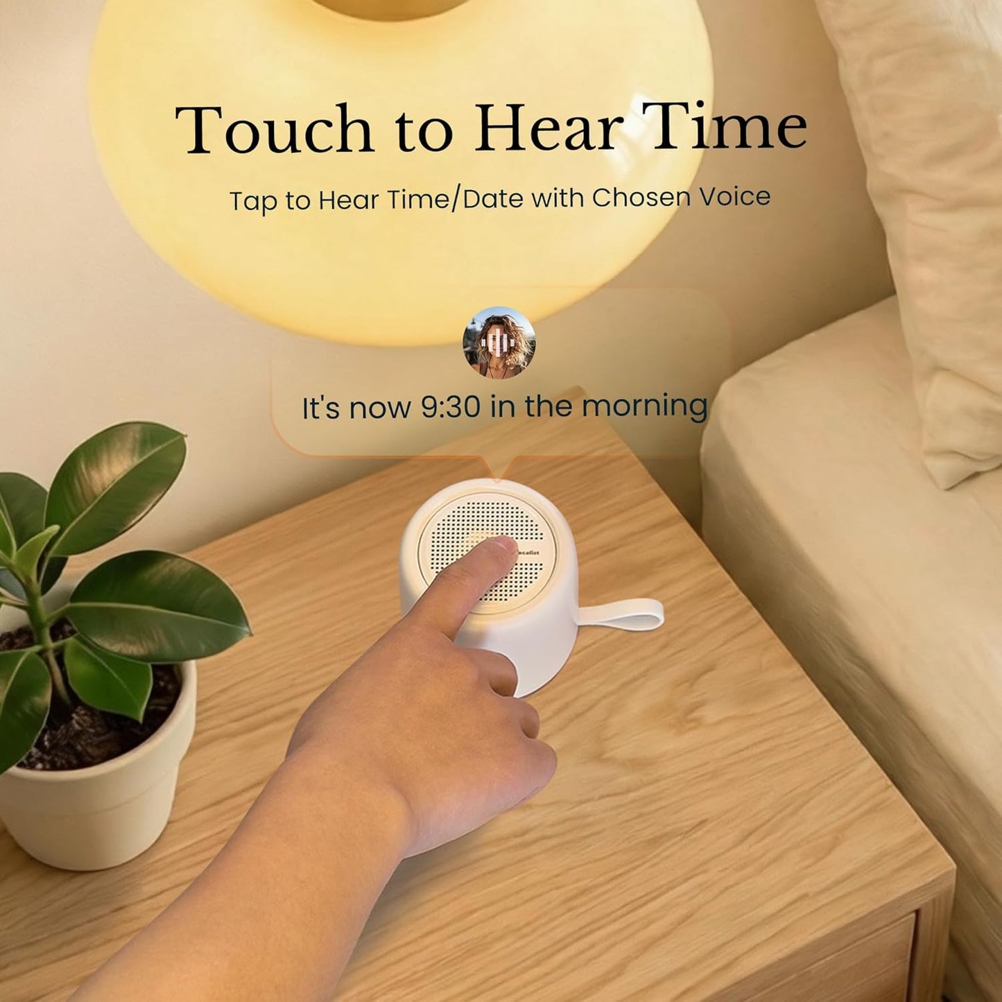 White Noise Machine & Alarm Clock with App Control