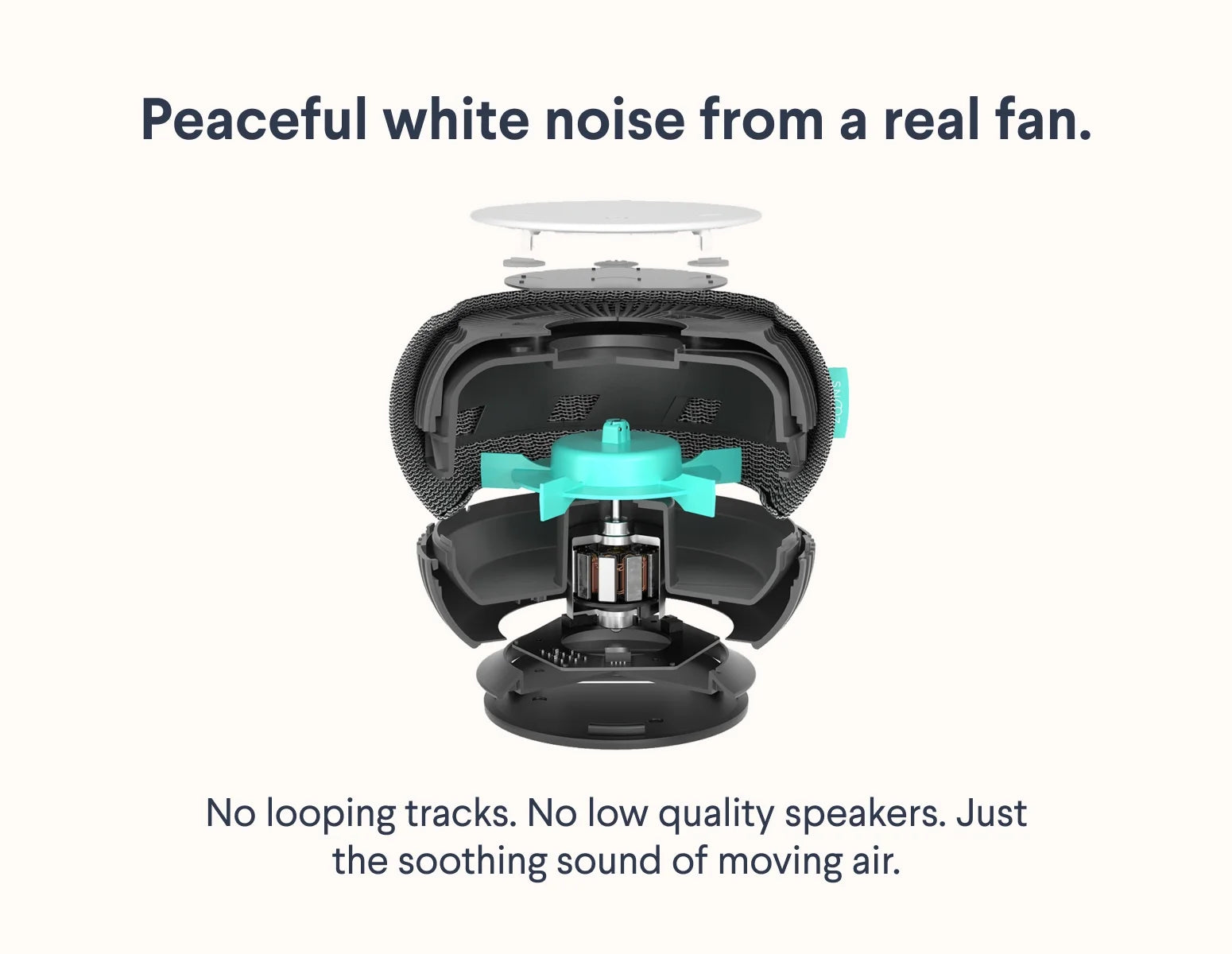 Snooz White Noise Machine with App Control