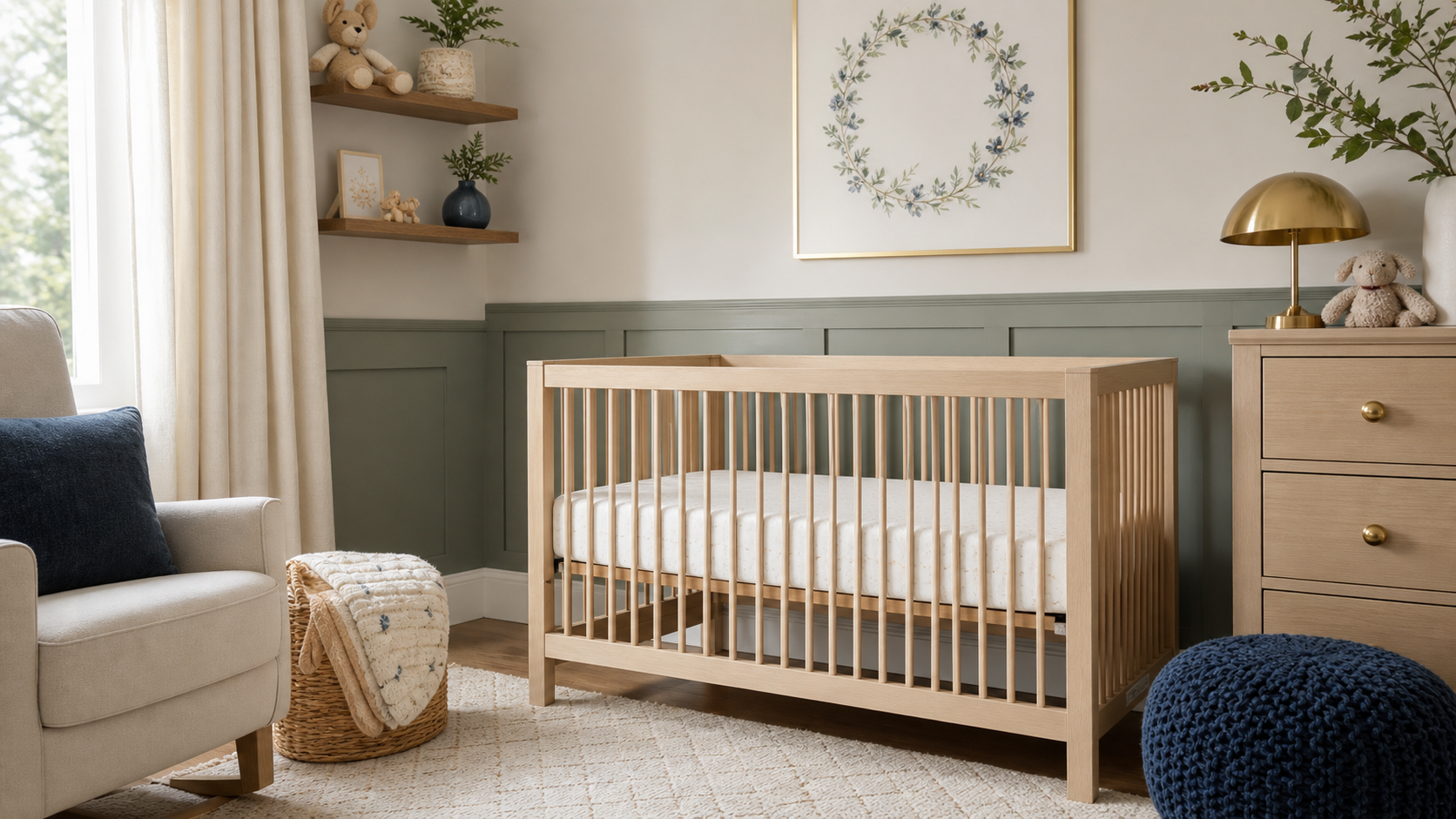 Nursery Decor and Safe Sleep: Styling the Room Without Crowding the Crib